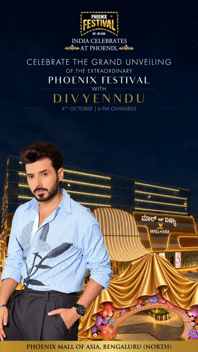 Phoenix Festival launch with Divyenndu
